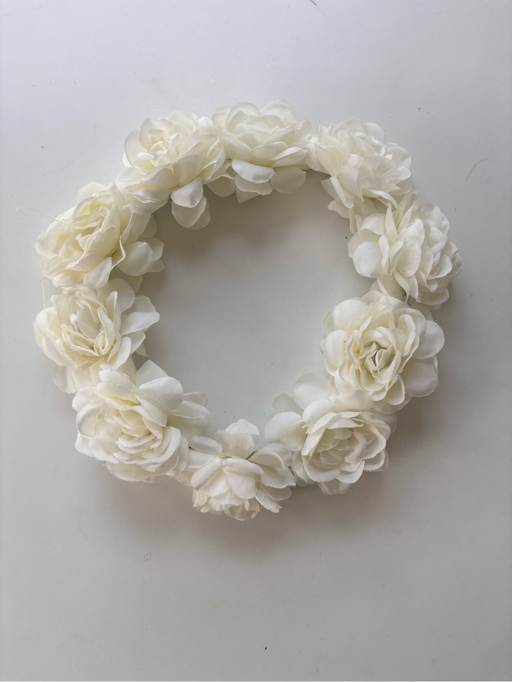 White Floral Crown